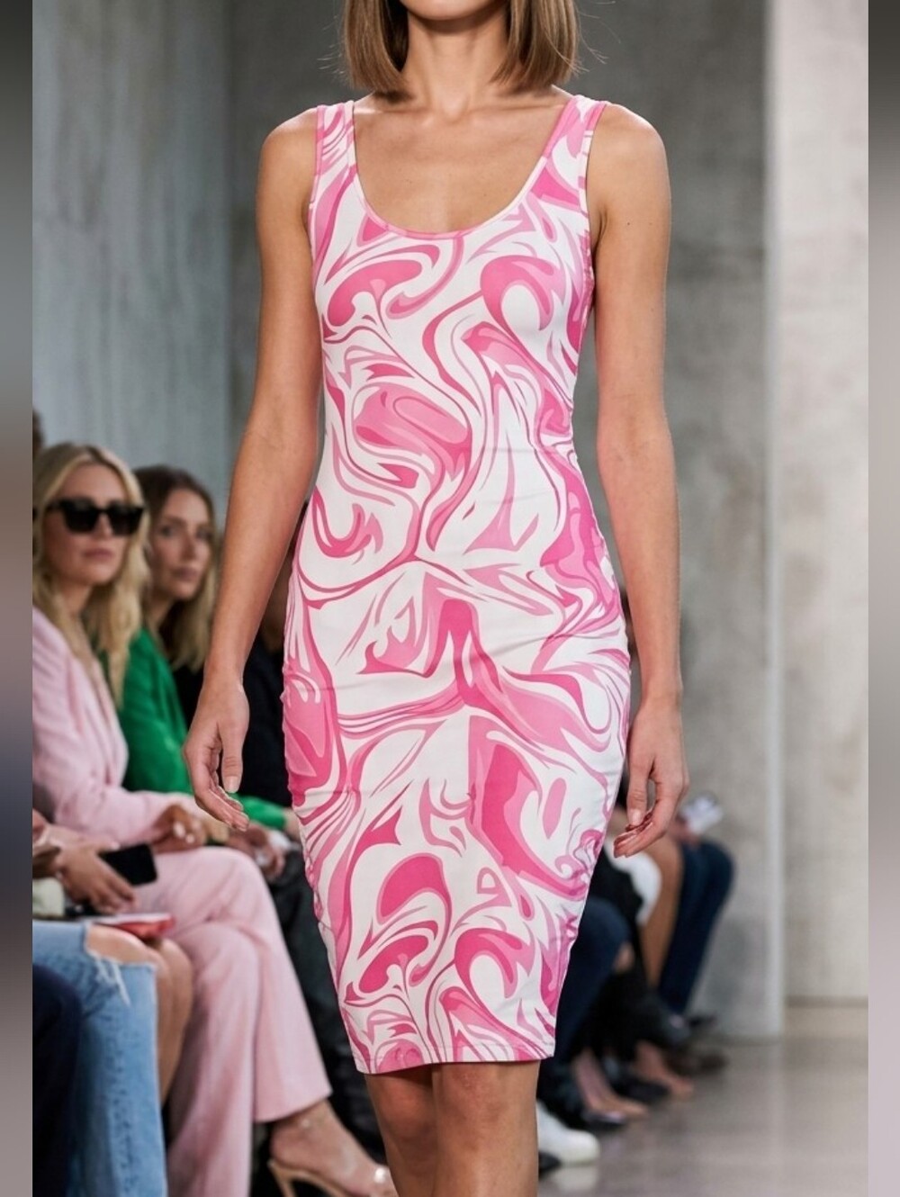 Haley & June Print Bodycon Dress